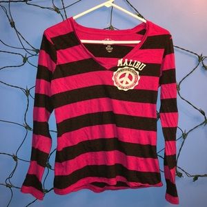 Long sleeve striped shirt